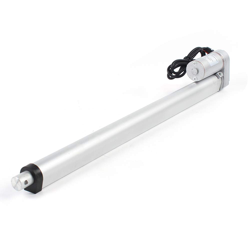 Actuator lineare 900 N DC 12 V, attuatore lineare 150 – 450 mm con telecomando < 50 dB per lavorazione meccanica, casa elettrica, ascensore, supporto per fotocamera