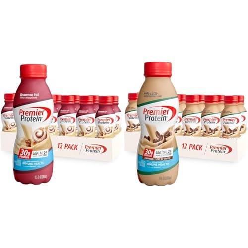 Premier Protein Shake, 30g Protein, 1g Sugar, 24 Vitamins&Minerals, Cinnamon