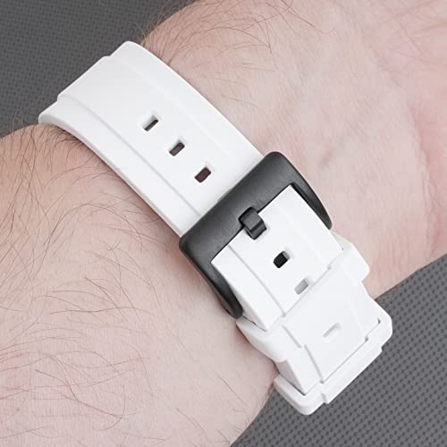 Image of StrapHabit Quick Release Rubber Watch Strap Band FKM 20mm 22mm 24mm