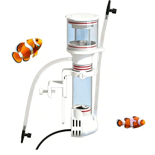 LANDOUJIAO Fish Tank Protein Skimmer Protein Skimmers for Saltwater Equipped with a DC Pump with Adjustable Flow Control Protein Skimmer the Maximum Capacity of the Aquarium can Reach 25 gallons.
