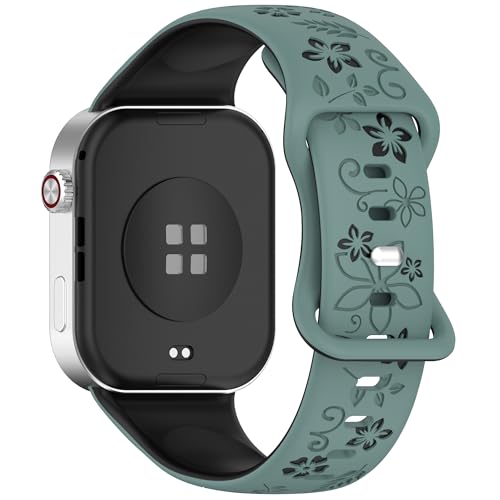 Miitech �o���h Xiaomi Redmi Watch 5 / 4 / Xiaomi Smart Band 9 Pro / 8 Pro �Ή� �����x���g �V���J�Q���� �������� �_�炩�y�� �ʋC �j�����p �X�|�[�c �\�����[�v ���v�X�g���b�v �݊���