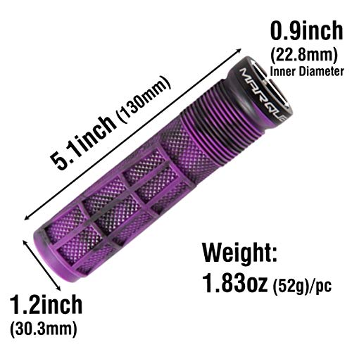 image for MARQUE Race Mountain Bike Handlebar Grips – Single Lock-On Ring Coll