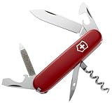 Victorinox, Taschenmesser, Sportsman, 84 mm, rot (13 Funktionen, Klinge, Dosenöffner, Schraubendreher 3 mm, Korkenzieher)