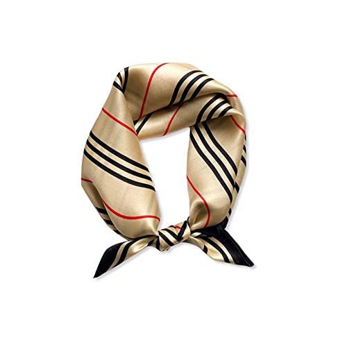 DESIGN SQUISITO: La sciarpa quadrata ha uno stile elegante con un delicato elemento stampato. Geometrica color block, semplice e personalizzata; Motivo a righe, classico e retrò; Tinta unita con motivo paisley, la perfetta combinazione di semplicità e splendore. L'eccellente processo di stampa e tintura garantisce una buona solidità del colore. Il processo di tessitura è rigorosamente controllato per garantire che le cuciture siano pulite e lisce e che i dettagli ne rivelino la qualità.