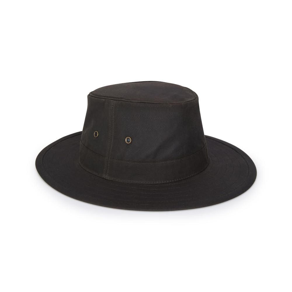 WALKER AND HAWKES - Wax Stourbridge Safari Hat - Olive - L (59cm)