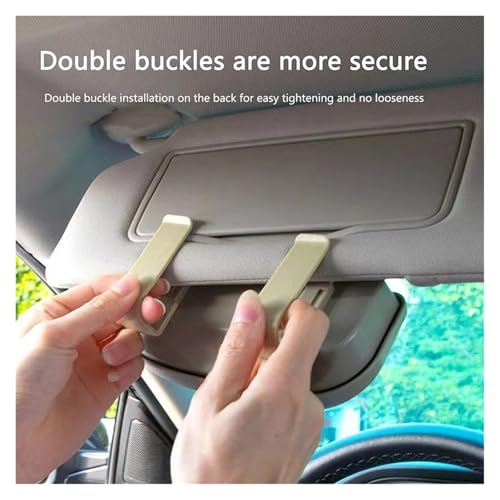 Rangement compact pour lunettes de voiture contre les rayures - 6