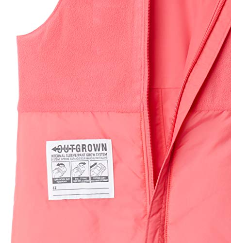 Columbia Youth Girls Snowslope Ii Bib, Bright Geranium, Large #TOP2