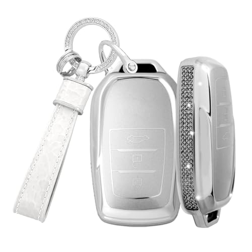 Coque de clé Toyota en TPU bling étincelante pour Yaris et Corolla
