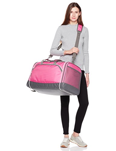 AmazonBasics Medium Lightweight Durable Sports Duffel Gym and Overnight Travel Bag - Pink