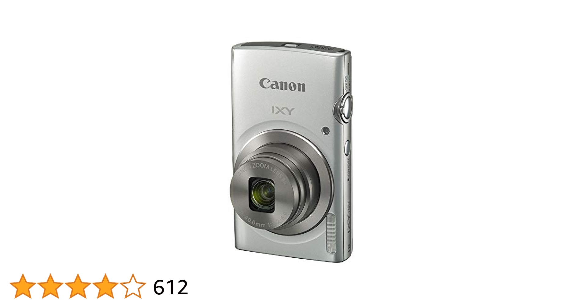 Amazon.co.jp: Canon IXY 180 Digital Camera, Silver, 8X