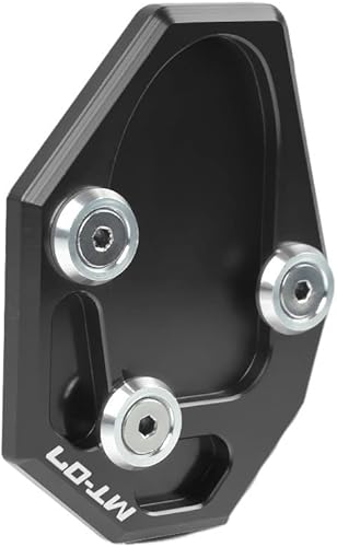Miniatura 6 de Motorcycle Side Stand pad Motorcycle Side Stand Kickstand Motorbike Sidestand Plate Enlarge Extension Pad for Y&AMAHA MT-07 MT07 MT07 2013 2014