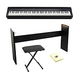 Casio PX-160 Privia Touch Sensitive 88 Key Tri Sensor Scaled Hammer Action Keyboard Digital Piano with 18 Built-In Tones Package with Keyboard Bench, Keyboard Stand and Zorro Sounds Polishing Cloth