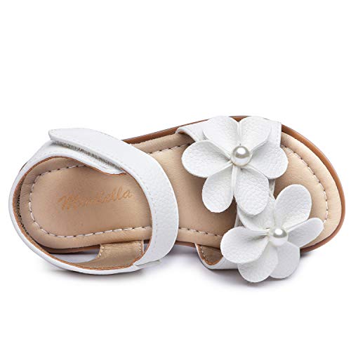 Minibella Girls Open Toe Flower Princess Flat Shoes Summer Sandals #TOP4