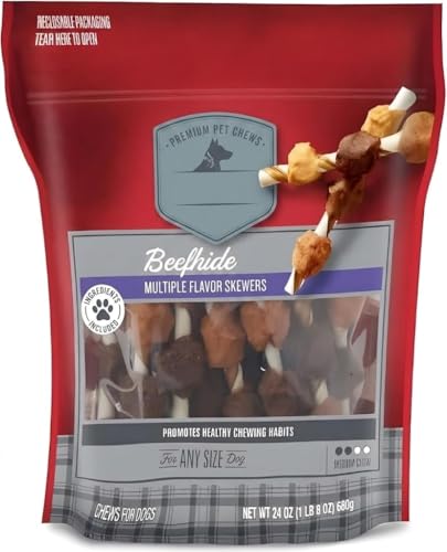 Triple Flavor Kabobs Dog Chews 24 oz Pack of 1