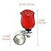 Arenbel Car Suicide Knob Rose Shape Steering Wheel Turning Control Spinner Assist Grip Handle Fit Most Agricultural Tractors Forklifts Lawn Mowers, Red