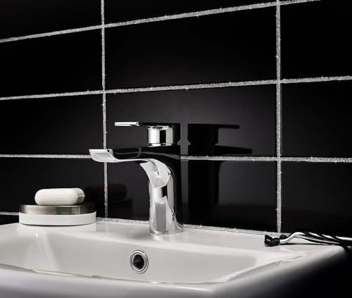 Hemway Glitter Grout Additive add Sparkle to Mosaic Tiles, Bathrooms, Wet Rooms, Kitchens, Tiled Based Rooms and Cement Based Grouts 100g / 3.5oz - Bronze Brown