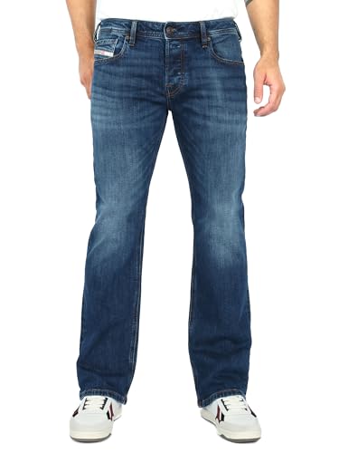 Diesel Jean stretch coupe bootcut pour homme - Zatiny-X RB062, bleu, 31W / 32L