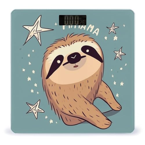 Báscula de baño digital con diseño animales y pantalla LCD miniatura 1