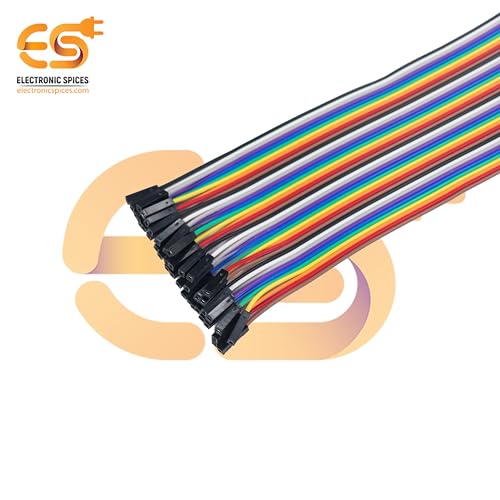 Image of Electronic Spices Jumper Wire cable 40 pin male to Female 26AWG (21cm)