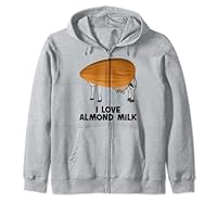 Aimez-vous le lait d'amande ou êtes-vous végétalien ou végétarien que cette vache au lait d'amande pour vous. Conception drôle de vache au lait d'amande. 241 g, coupe classique, col tissé