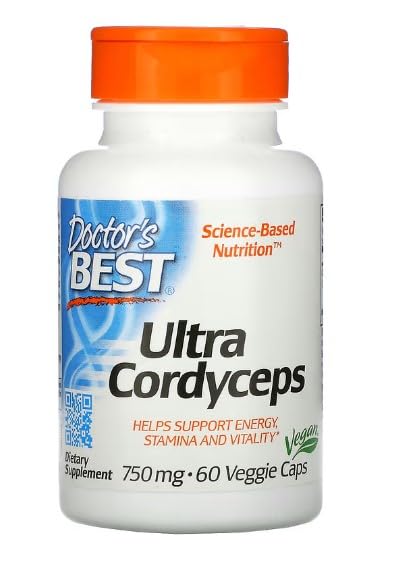 Doctor's Best Ultra Cordyceps, 60 cápsulas veganas