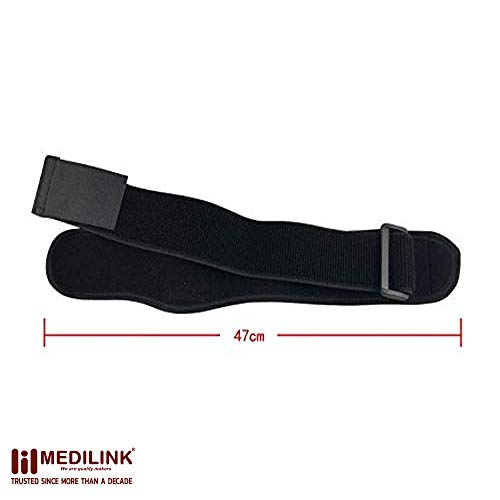 Image of MedilinkTennis elbow support strap for men and women gym workout - elbow brace strap, elbow protector with Compression Pad,elbow support for badminton (1 pc)