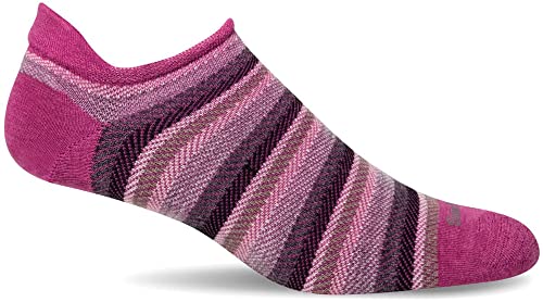 Image of Sockwell Women's Tipsy Everyday Micro Socks, Raspberry - M /L