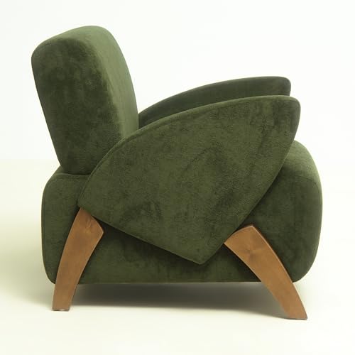 Sillón Plegable Terciopelo Verde Menta miniatura 6