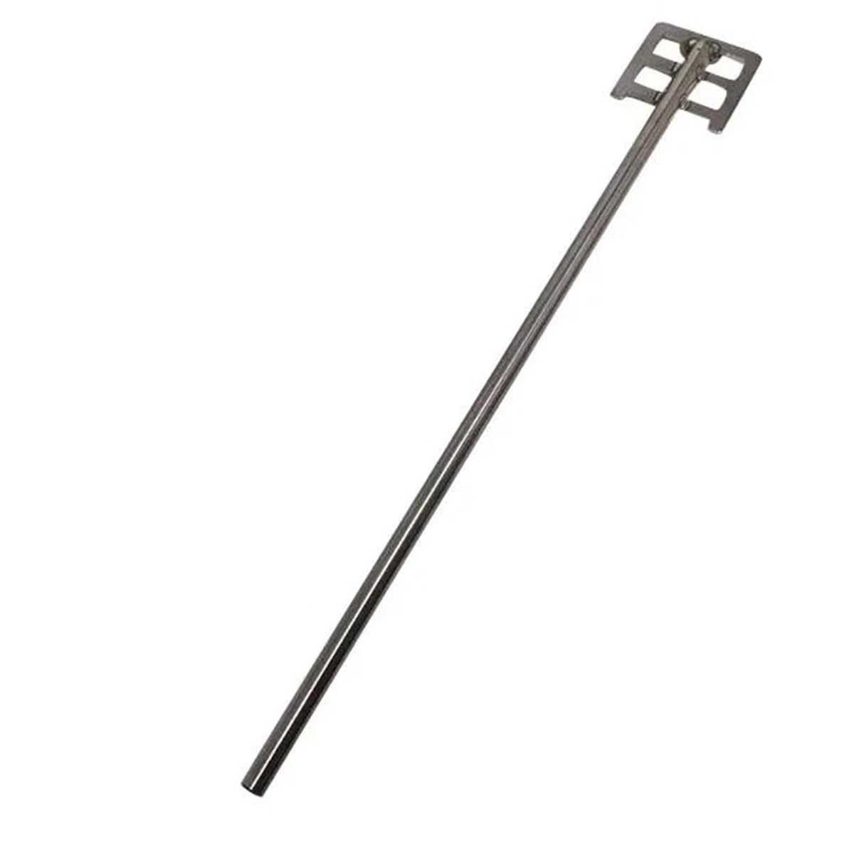Strumenti da laboratorio e attrezzature 1 lama di agitazione in acciaio inossidabile 304 con larghezza foglia 60 mm o 80 mm paletta di agitazione quadrata con asta(120x8x500mm)