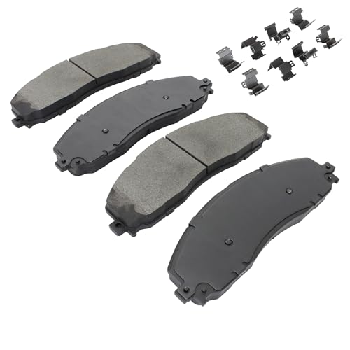 Image of QUALITY-BUILT Front Semi-Metallic Brake Pads, Premium 1001-1680M, Compatible with 2012-2022 Ford (F-250 Super Duty,F-350,F-350 Super Duty,F-450 Super Duty)