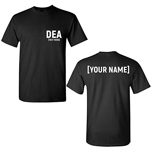 Patriotic Ville DEA Shirt - DEA Law Enforcement Tshirts for Men - Drug Enforcement Administration T Shirt