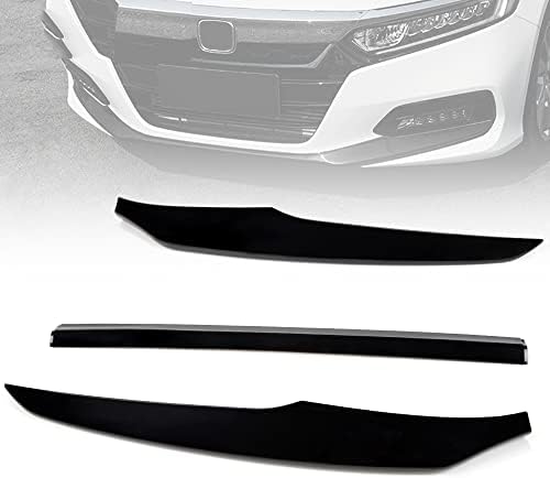 G-PLUS ABS Front Bumper Front Cover Lip Trim Compatible With Honda Accord 2018-2020
