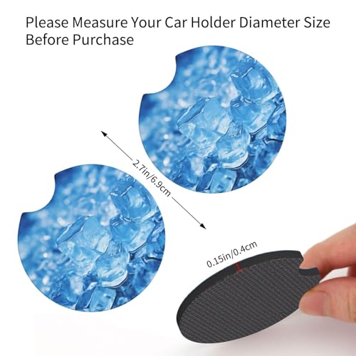 Posavasos para coche de goma universal 2 piezas miniatura 2