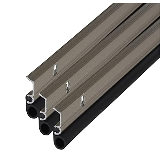 M-D Building Products 49002 Jamb-Up Weatherstrip with Screws, 36-by-84 Inches, Satin Nickel