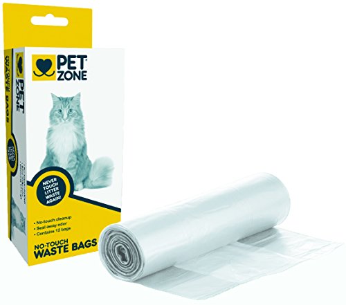 Pet Zone Universal No-Touch Cat Litter Bags, Kitty Litter Bags & Waste Bags (Litter Bags, Pet Waste Bags Great for Cat Litter Boxes, Automatic Cat Litter Box, and Self Cleaning Cat Litter Box) 12 Pack Pet Zone Universal No-Touch Cat Litter Bags, Kitty Litter Bags & Waste Bags (Litter Bags, Pet Waste Bags Great for Cat Litter Boxes, Automatic Cat Litter Box, and Self Cleaning Cat Litter Box) 12 Pack