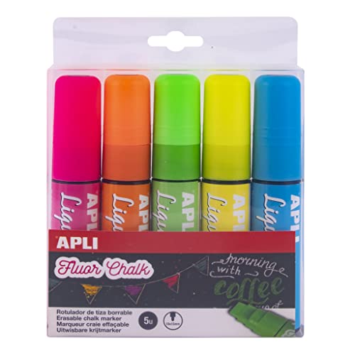 Marqueur craie effaçable Apli 013965 pour écrire proprement sur miroir sans laisser de trace