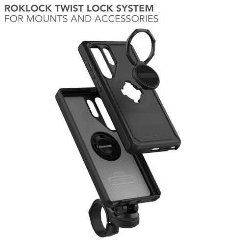 Image of Rokform - Galaxy S24 Ultra Case, Rugged Series, Magnetic Case with Twist Lock, Drop Tested Armor (Black)