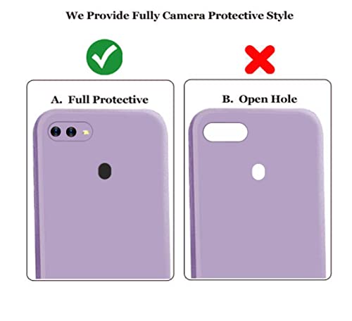 Image of A rtistque Back Cover Case for Oppo A7 / Oppo A5s with Camera Protection | Shockproof TPU | Stylish Protective Design | Slim Fit | Ultra Matte | Oppo A7 / Oppo A5s Back Cover - Purple