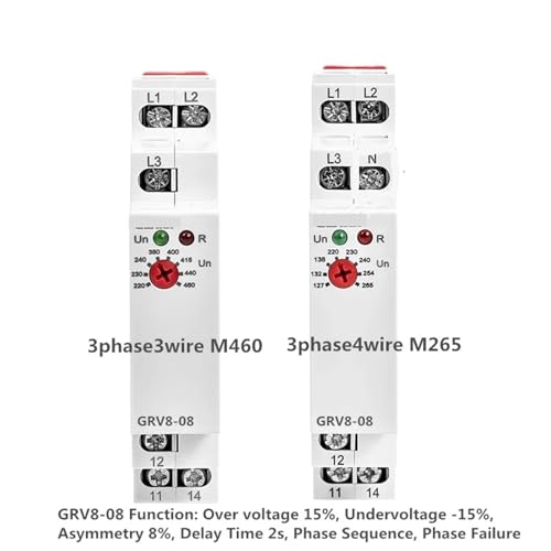 Relais de défaillance de phase GRV8-08 contre les pannes triphasées - 5