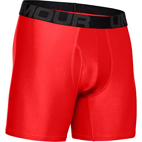 Image of Under Armour mens Multi-pack Performance Tech Boxerjock Brief, 6 inch Inseam, All-day Comfort & Soft