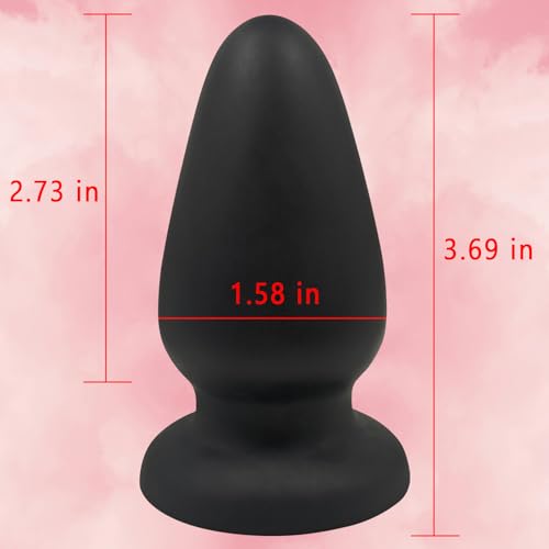 Huge Silicone Butt Plug with Suction Cup for Comfortable Anal Training - Image 2