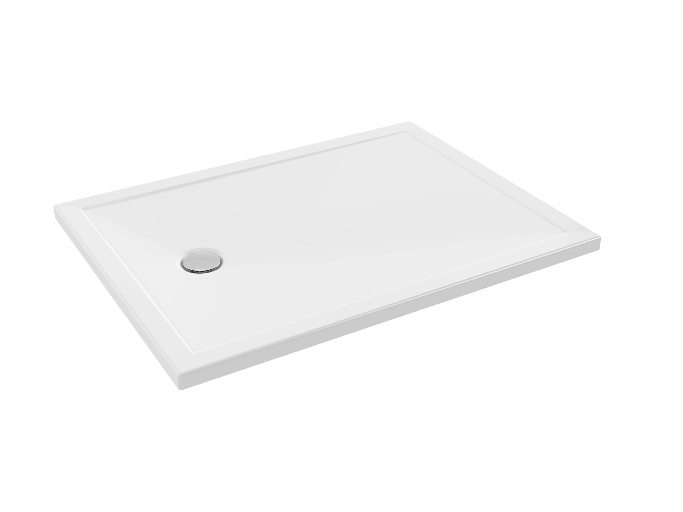 Receveur de douche 120 x 90 JACOB DELAFON Gaspard extra-plat céramique bonde à gauche