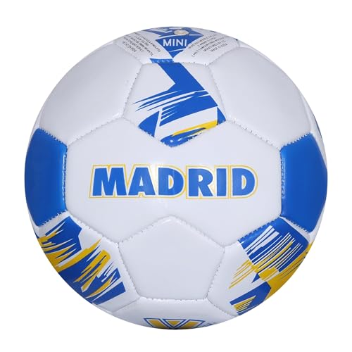 Vizari Balón de fútbol para jóvenes y adultos, pelota de club de tela de 2 capas para mayor durabilidad y comodidad, pelota elevada sintética brillante con 30 paneles