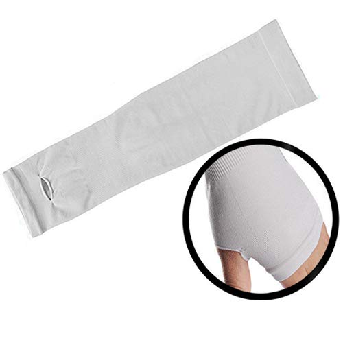 Image of MIZUNA Sun Protection Arm Sleeves Hand gloves For Men & Women,Thumb Holes UPF 50 Arm Cover for Biking,Cricket,Cycling, Golf, Outdoor Sports