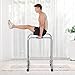 YIOFOO Adjustable Dip Station - Multifunctional Dip Stand Bar with Safety Connector for Home Gym & Body Weights Strength Training