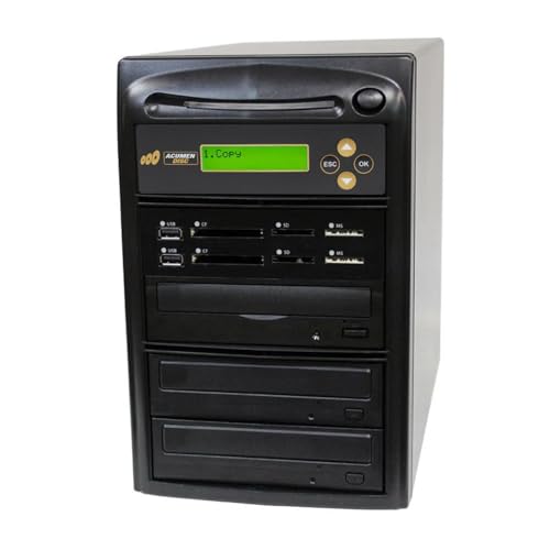 Image of Acumen Disc 1 to 2 Crossover CD DVD Disc Duplicator & Bi-Directional Multimedia Flash Memory Copier (CF SD MS USB) / Media Converter - Disc to Disc /Media to Media