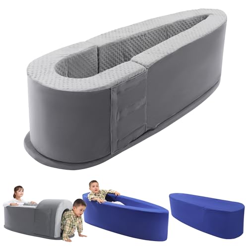 BALAPET Large Sensory Chair for Kids, High-Density Foam Sensory Soft Peapod with Extra Cover, Multifunctional Peapod Sensory Chair for Kids Children