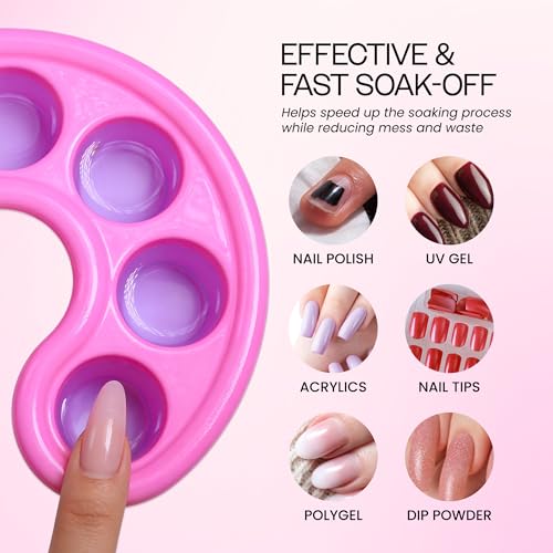 JOVANA Nail Art Manicure Soak Soaker Bowl Acrylic Tip Tool miniatura 6