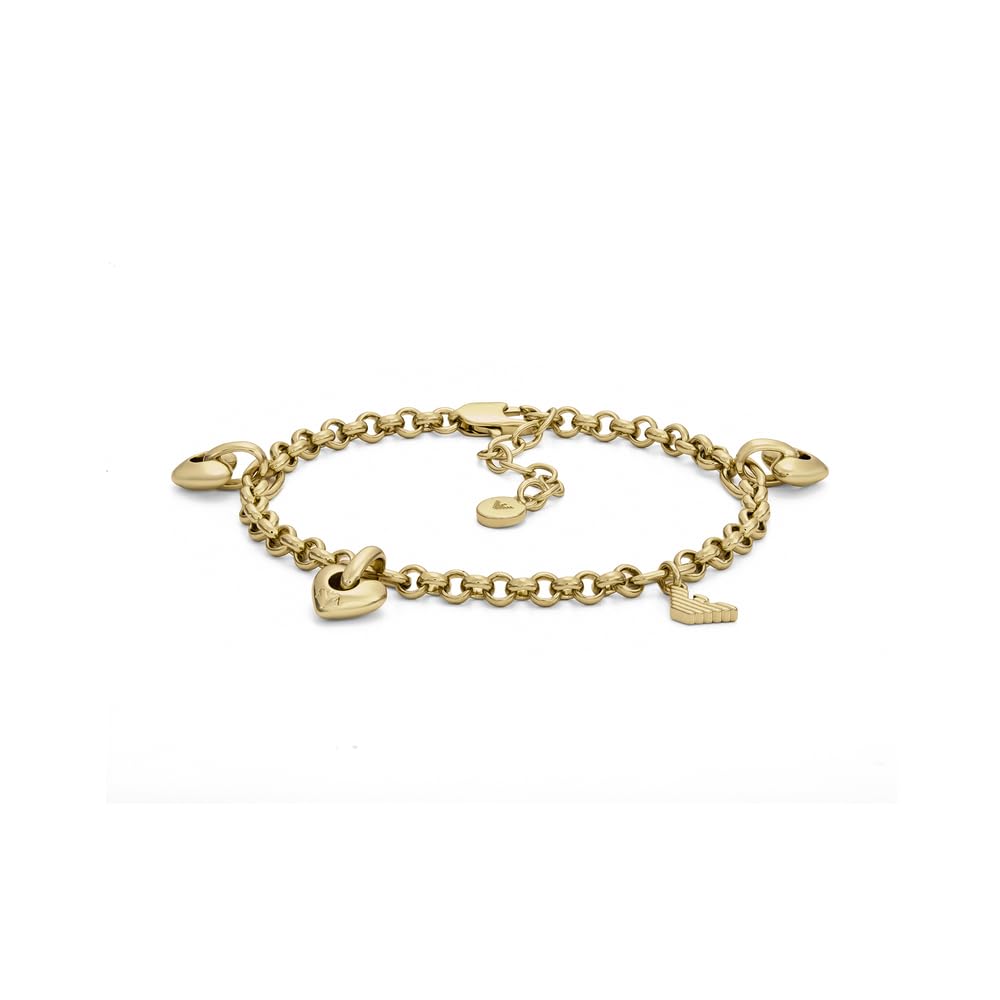 Emporio Armani Women's Gold-Tone Stainless Steel Bracelet, EGS3268710