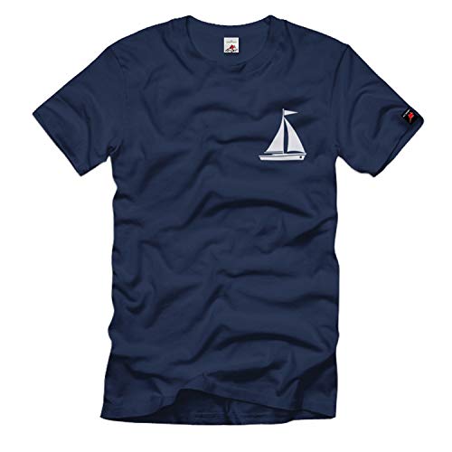 T-shirt voilier bleu imprimé yacht Usedom en taille XX-Large